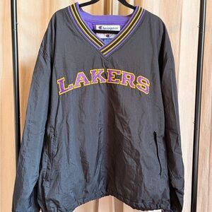 Champion Black Lakers V-Neck Pullover